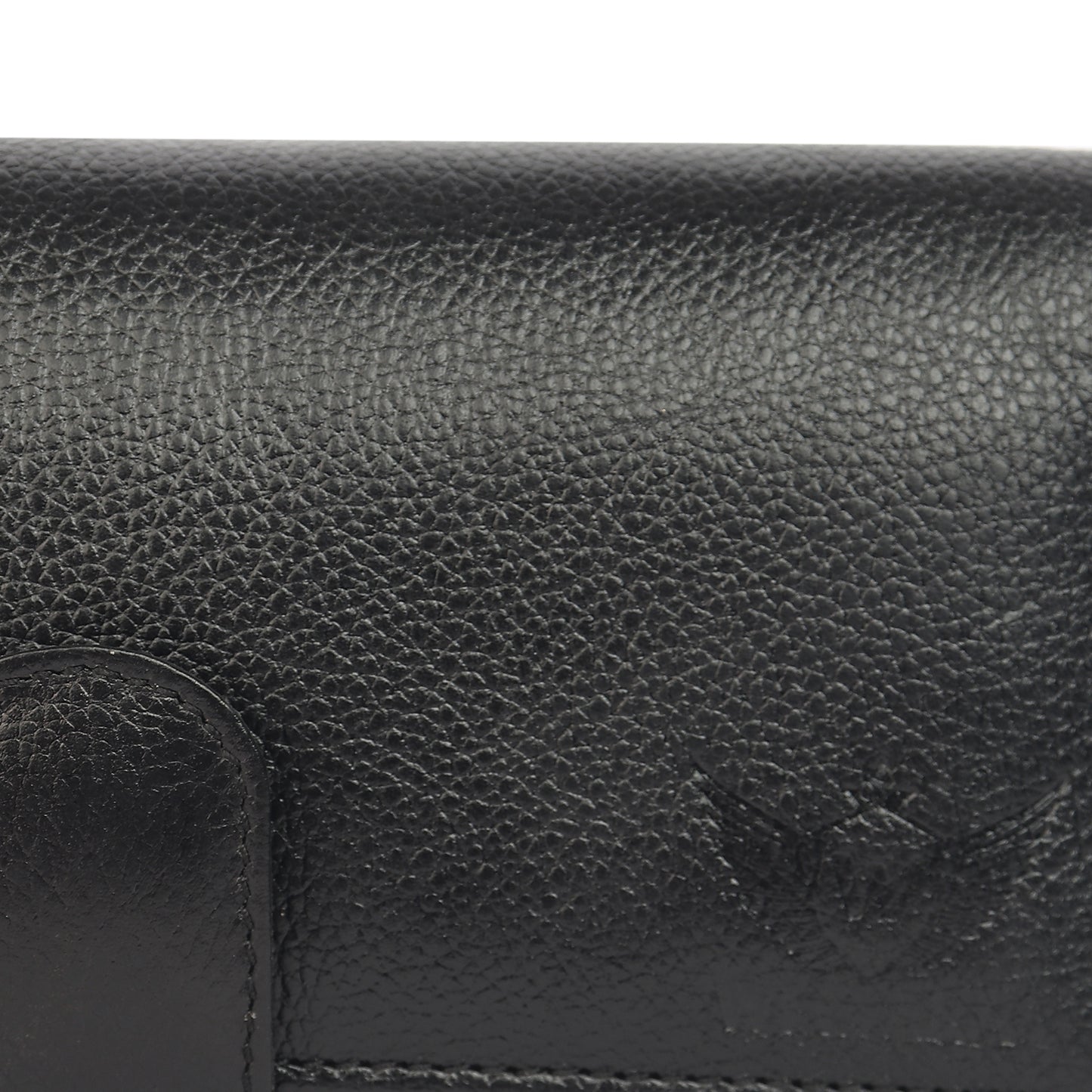 Premium Black Leather Long Clutch Wallet