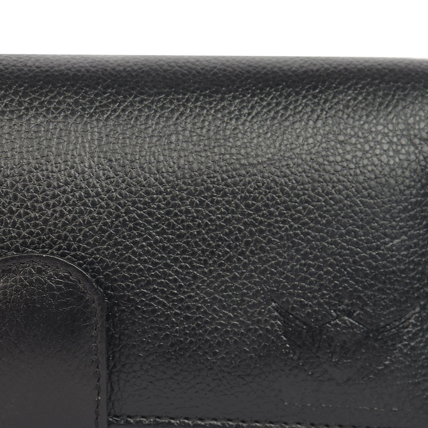 Premium Black Leather Long Clutch Wallet