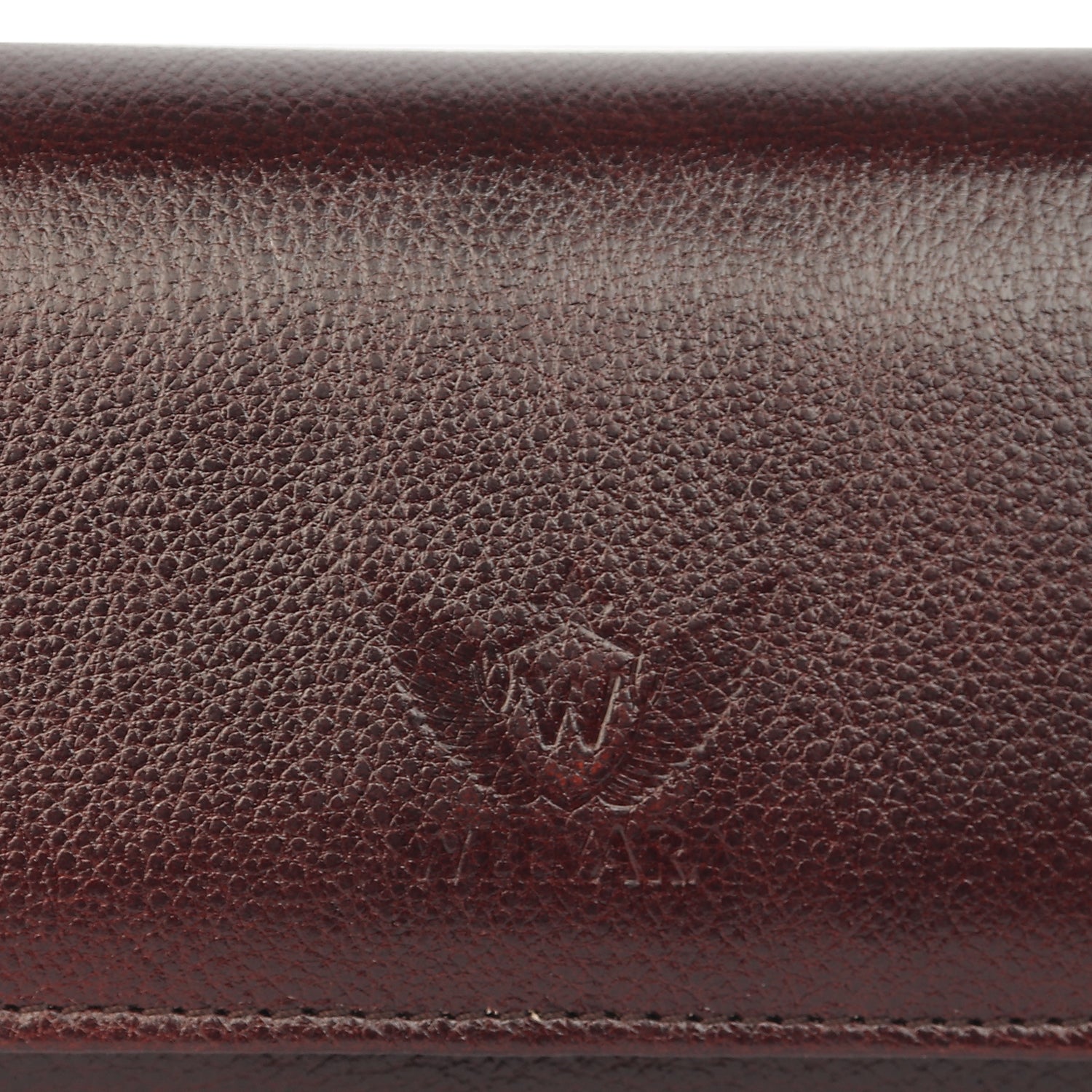 Premium Brown Leather Long Clutch Wallet