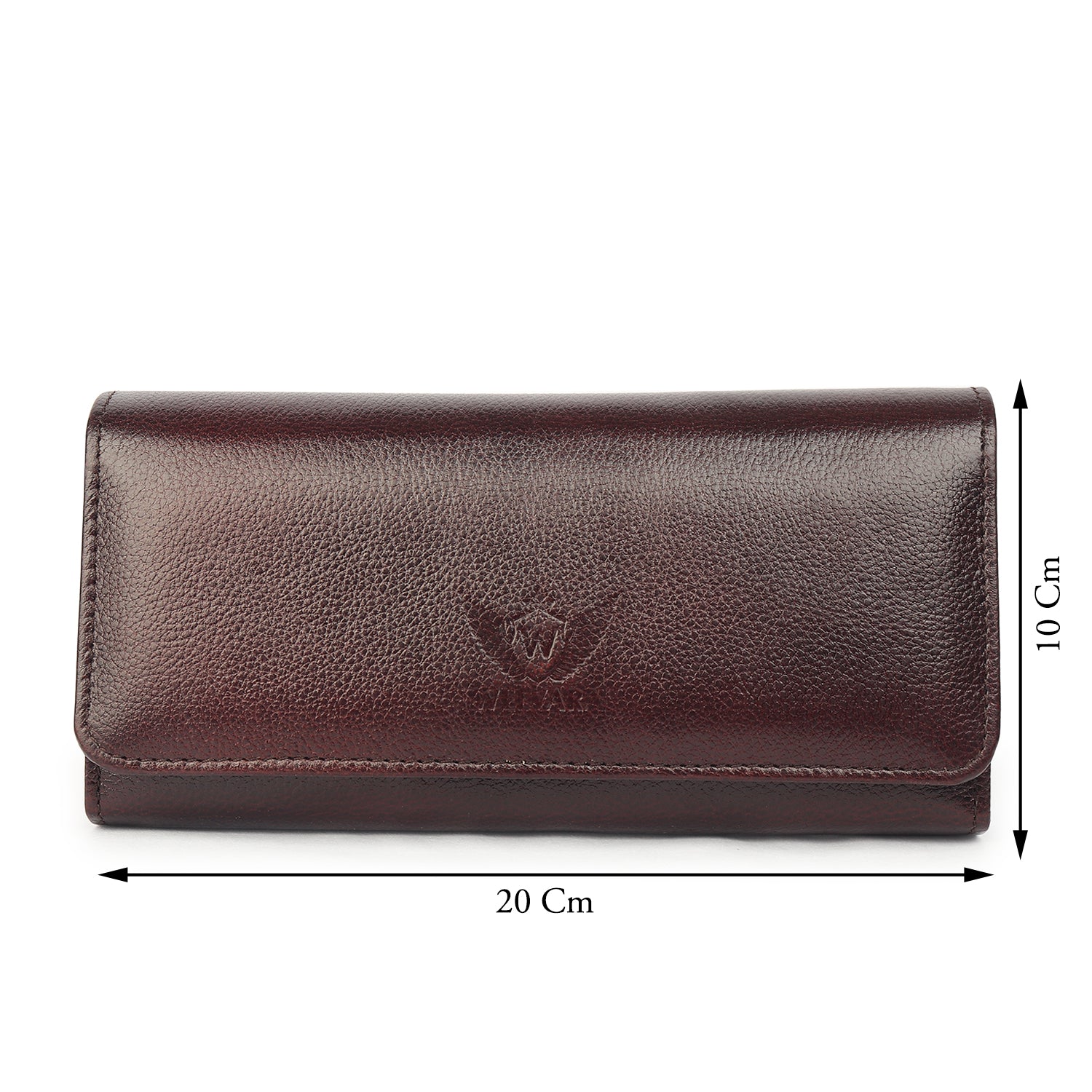 Premium Brown Leather Long Clutch Wallet
