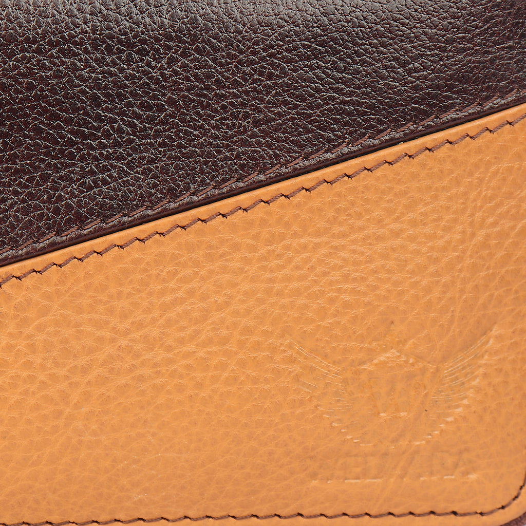 Premium Brown Leather Long Clutch Wallet
