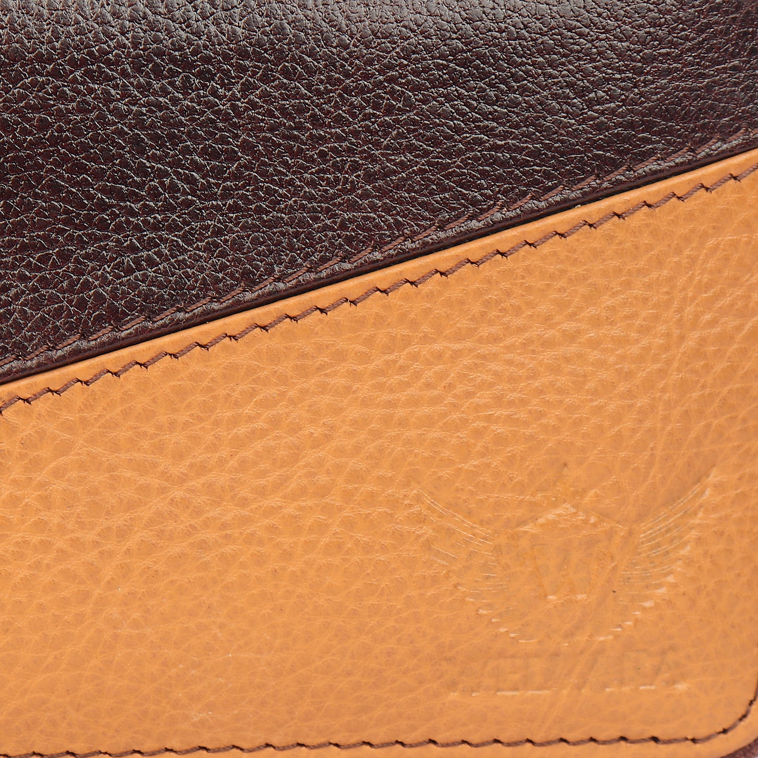 Premium Brown Leather Long Clutch Wallet